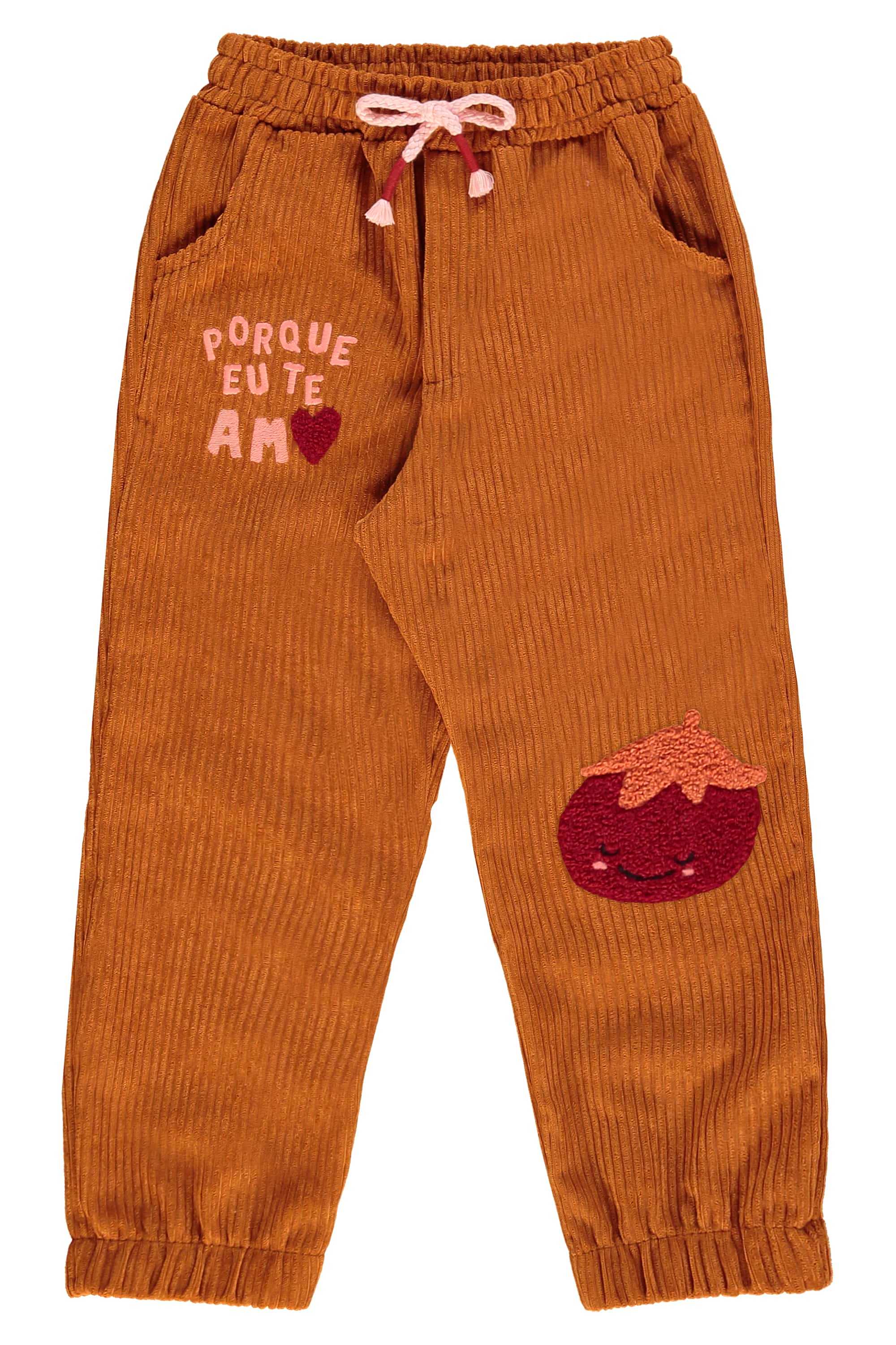 Conjunto Infantil Frutas Vermelhas com Blusão Cropped e Calça (Off White) Três e Já - Imagem 18